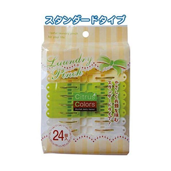 Citrus Colors ランドリーピンチ24個入 〔12個セット〕 38-811【商工会会員店で...