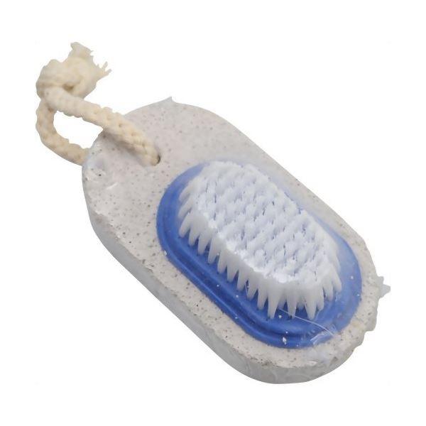 軽石＆ブラシ（紐付） 〔12個セット〕 40-032【商工会会員店です】