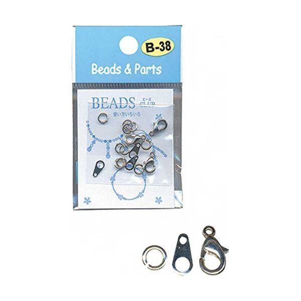ビーズ＆パーツ（B-38） 〔12個セット〕 52-138【商工会会員店です】