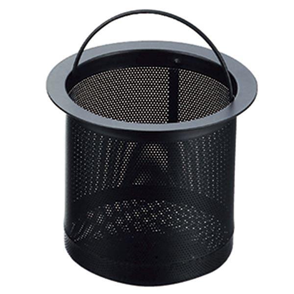 深型 ゴミ箱/ダストボックス 〔直径約135×127mm〕 日本製 抗菌効果 ステンレス 〔キッチン...