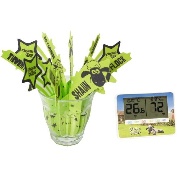 ひつじのショーン 温湿度計/うるおいモイスチャー加湿器 セット【商工会会員店です】