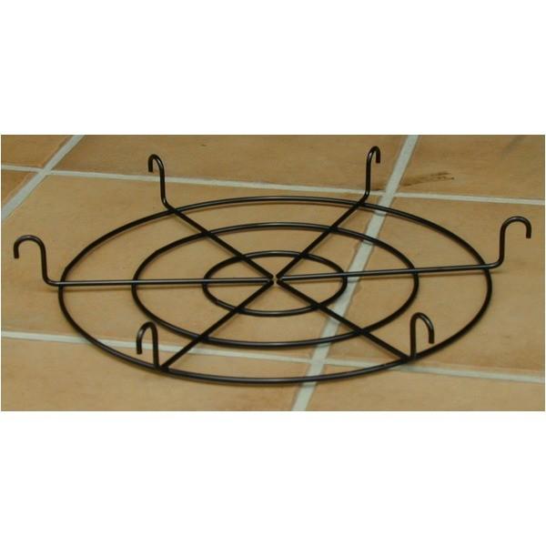 ポットテーブル/オベリスク エクセレント専用器具 〔直径37cm×高さ4.5cm〕 スチールワイヤー...