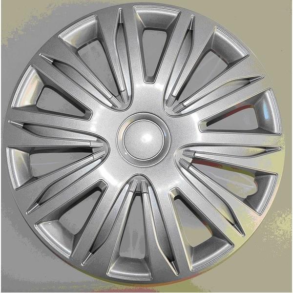 落ち着いた渋めの10本スポーク 定番のシルバーカラー 14インチ シルバー 4枚セット【商工会会員店...