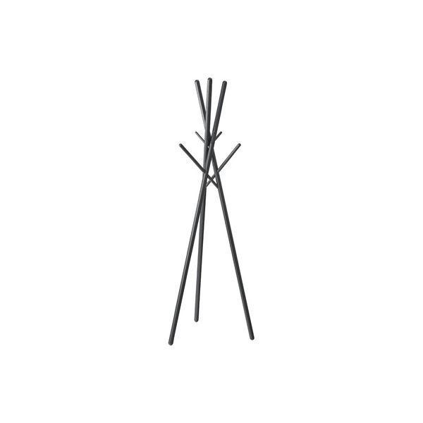 ハンガーラック 衣類収納 幅57.5cm ブラック 木製 組立品 寝室 ベッドルーム リビング 玄関...