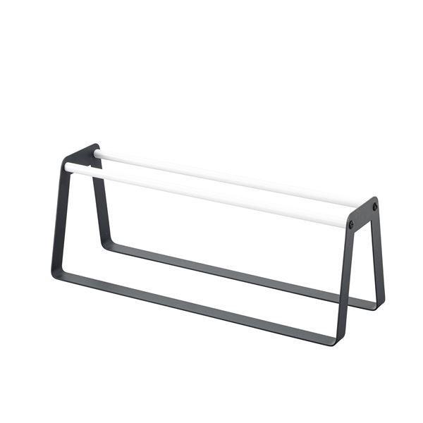 スリッパラック 玄関収納 幅46cm グレー×ホワイト 軽量 スチール コンパクト エントランス 入...