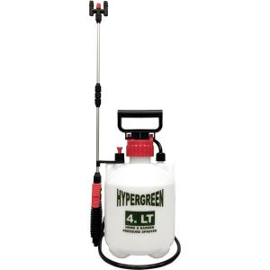 蓄圧式 噴霧器/散布機 ハイパー 4L (2頭口) 延長パイプ付 〔ガーデニング用品 園芸用品 家庭菜園 農作業 農業〕【商工会会員店です】｜eng