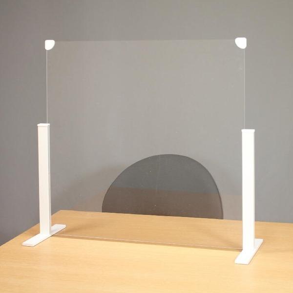 SHIROKUMA 飛沫防止パーテーション 「センターパネル」 オフホワイト【商工会会員店です】