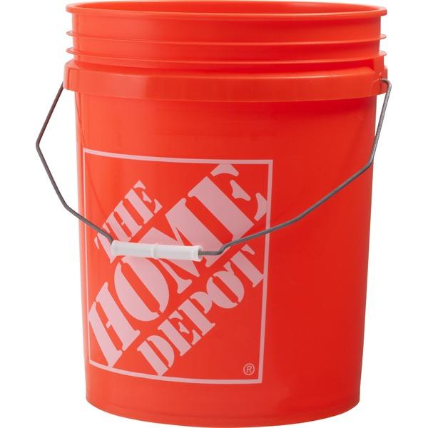 バケツ 約直径30×高さ37cm オレンジ アメリカ製 完成品 アウトドア キャンプ レジャー 生活...