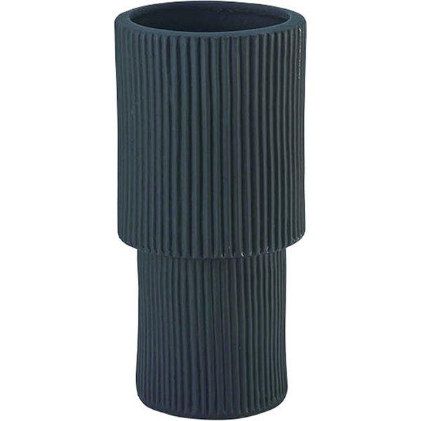 アンブレラ ラック 傘立て 幅18.5×奥行18.5×高さ36cm ブラック 陶器 アンブレラスタン...