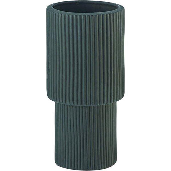 アンブレラ ラック 傘立て 幅18.5×奥行18.5×高さ36cm チャコールグレー 陶器 アンブレ...