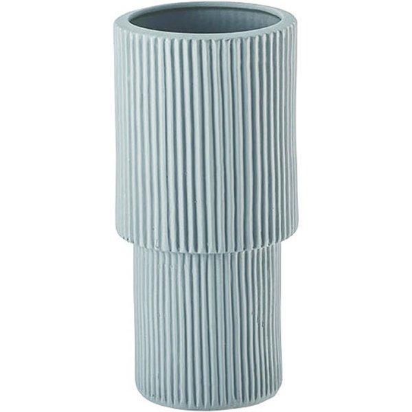 アンブレラ ラック 傘立て 幅18.5×奥行18.5×高さ36cm ライトグレー 陶器 アンブレラス...