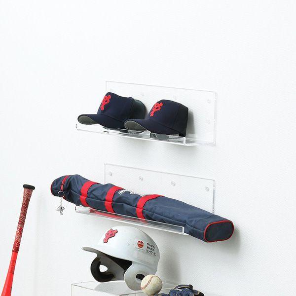 アクリリックウォールシェルフ 約幅60cm深型2個組 完成品【商工会会員店です】