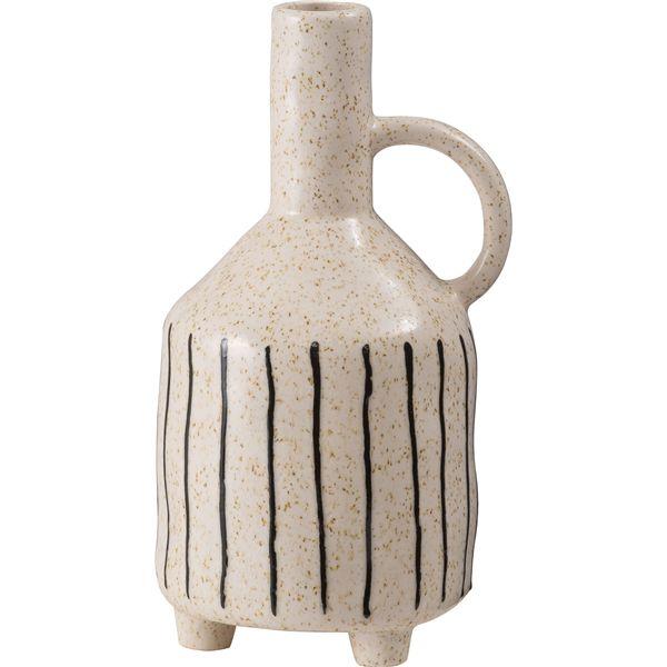 フラワーベース アイボリー （約W14.5×D13×H27.5cm） 完成品【商工会会員店です】