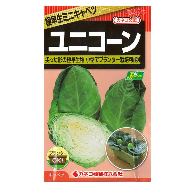 キャベツ種 ユニコーンの種（極早生ミニきゃべつ） 野菜タネ