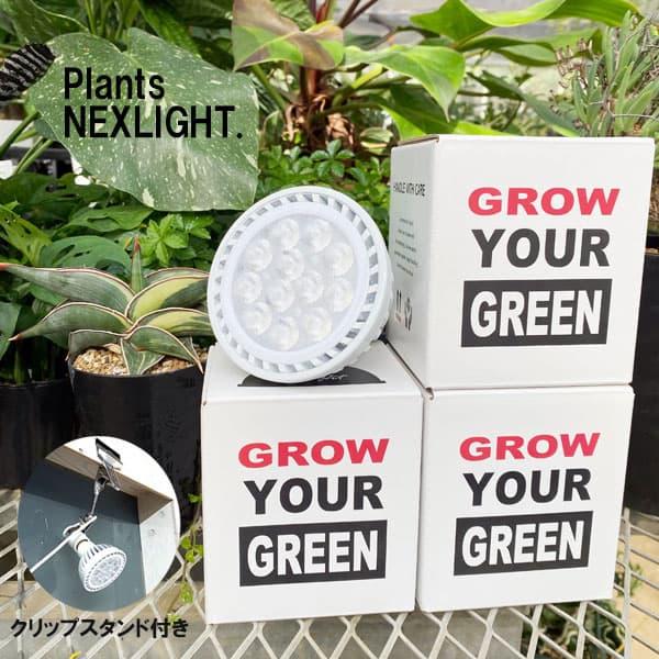 プランツネクスライト（LED植物育成ライト）とクリップスタンドのセット 送料無料