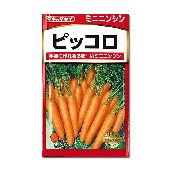 ニンジン種 ミニニンジン ピッコロ タキイ 野菜タネ *