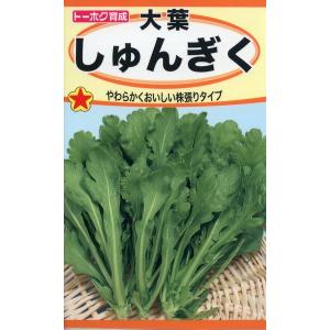 シュンギクの種　大葉しゅんぎく　25ml　品番1124　種子　たね
