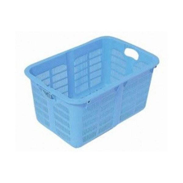 リスプラスケット　青　No.800　長さ724mm×幅474mm×高さ339mm　容量80L　5個セ...