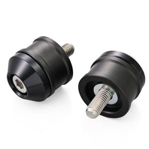 デイトナ(Daytona) バーエンド バイク カワサキ(M8)用 ミドルウェイト アルミビレット ハイディッシュ ブラック 49118