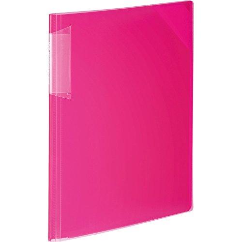 コクヨ ファイル クリヤーホルダーブック ノビータ 固定式 A4 12P ピンク フ-N5710P ...