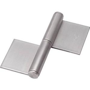 トラスコ中山(TRUSCO) ステンレス製特厚溶接旗蝶番 全長127mm 右用 溶接タイプ 1個入 ...