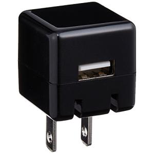 エレコム AC充電器 Walkman/CUBE/1A/USB1ポート/ブラック