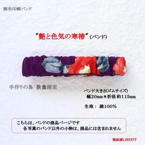 バンド『艶と色気の寒椿』御朱印帳 オシャレ ポー...の商品画像