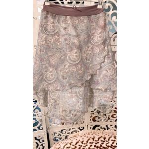 ペイズリー模様プルオンスカート