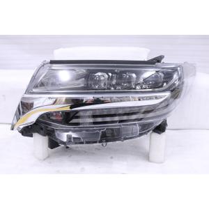 30アルファード ヘッドライト左　後期　3眼　刻印ハ　コイト　58-91 磨き済み アルファード 30後期 純正 左 ヘッドライト 3眼 ICHIKOH 58