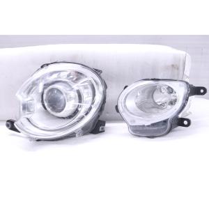 40-1510☆美品☆HID フィアット 500 アバルト☆左ヘッドライト