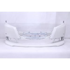 67-1138★OPソナー穴有★前期 ZRR80G ノア HV フロントバンパー★スタンダード系 52119-28G70 ホワイトパール 純正★トヨタ (KK)