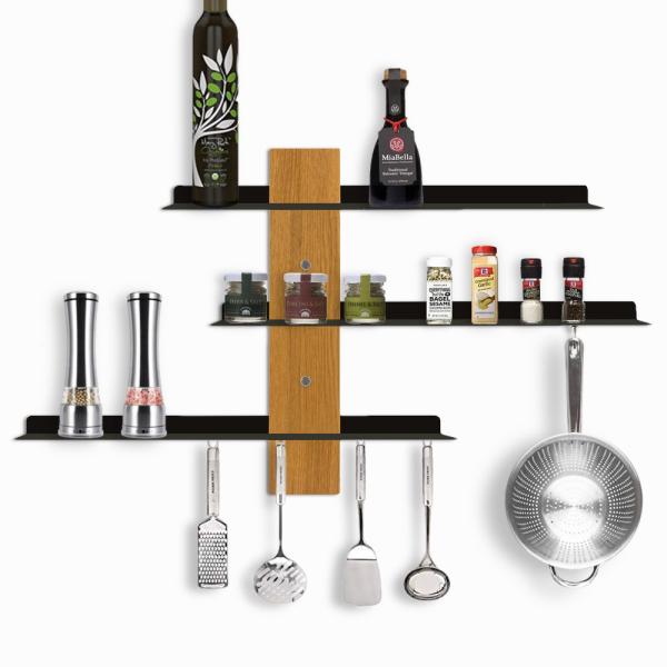 壁掛けラック ウォールシェルフ おしゃれ 壁掛け スライドショー 壁面 小物 収納 便利グッズ