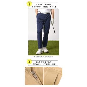 ゴルフウェア ゴルフパンツ チノパンツ ゴルフ...の詳細画像4