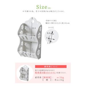 ウォールラック 壁掛け収納 2段ラック 飾り棚 国内正規総代理店アイテム 壁面ラック リビング おしゃれ インテリア キッチン 隙間を有効活用