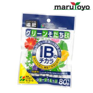 花ごころ IBのチカラグリーンそだちＥＸ 80g【土】【肥料】【培養土】【野菜】【花】｜enjoy-marutoyo