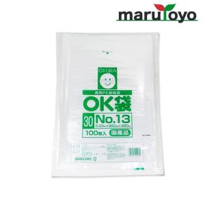 OKURA 透明PE規格袋 OK袋 0.03mm No.13 100枚入【野菜】【野菜袋】【出荷】【漬物】【食品】｜enjoy-marutoyo