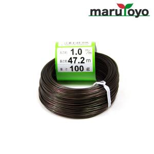 盆栽用 アルミ線 カラー100g 1.0mm [ ワイヤー 針金 盆栽 結束 庭木 工作 枝 誘因 ]