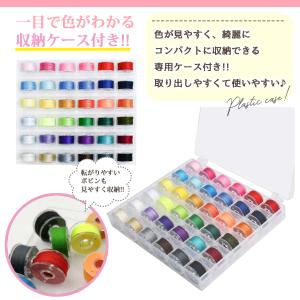 ミシン糸 セット ボビン糸付き ソーイングセッ...の詳細画像4