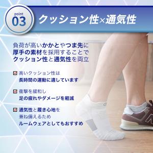 スポーツ ソックス メンズ 厚手 靴下 くるぶ...の詳細画像5