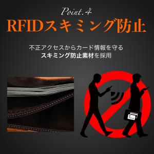 財布 メンズ 二つ折り 本革 大容量 カード ...の詳細画像5
