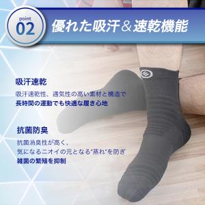 スポーツ ソックス メンズ 厚手 靴下 ランニ...の詳細画像4