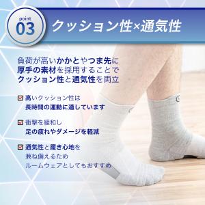 スポーツ ソックス メンズ 厚手 靴下 ランニ...の詳細画像5