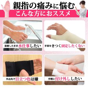 親指サポーター 手首サポーター 防水 腱鞘炎 ...の詳細画像3