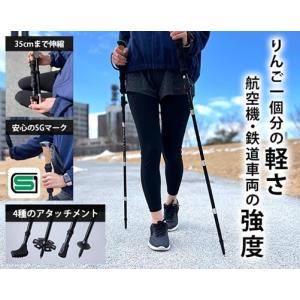 折りたたみウォーキングポール 2本セット K14...の商品画像