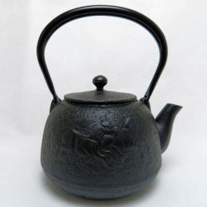 未使用品、長期保管品　錫半製　袋鉉　銅蓋　南部鉄瓶　南部鉄器　京鉄瓶　調理器具 南部鉄瓶 鉄器 とんぼ 銅蓋 1.2L : カナシチYahoo!店 - 通販