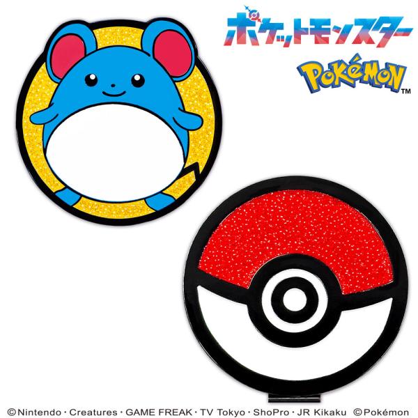ポケモン ゴルフマーカーBIGサイズ（マリル） マグネット クリップ式　ライセンス商品