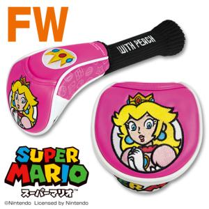 ゴルフ キャラクター ヘッドカバー　ピーチ スーパーマリオ フェアウェイウッド用（FW）｜enjoycb