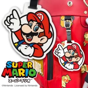 ゴルフ キャラクター ネームプレート　マリオ スーパーマリオ アクリルネームプレート ネームタグ