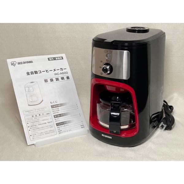 アイリスオーヤマ コーヒーメーカー 全自動1-4杯用 ブラック IAC-A600