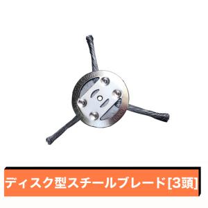 【充電式草刈機刈刃】ディスク型スチールブレード...の詳細画像1